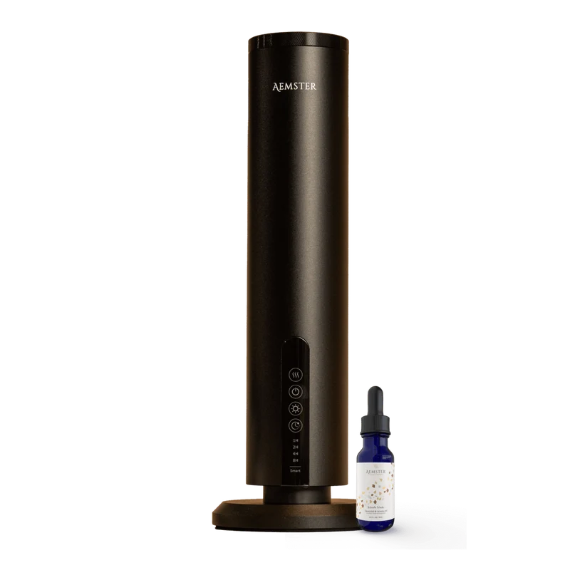Bundle: Haevn Charge Black starter set – Diffuser + Wanaka Woods scent (15 ml)