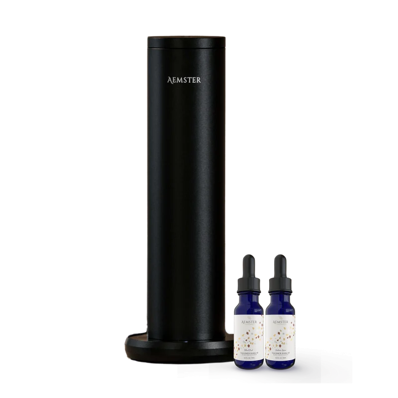 Bundle: Haevn, Aroma Diffuser - Black + Ubud Oud & Sedona Spice