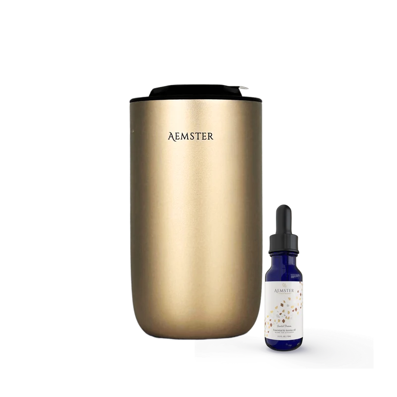 Bundle: Haevn Move Gold, Aroma Diffuser + 15ml Santal Dream