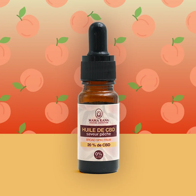 Óleo de CBD 20% broad spectrum - Melocotón 🍑