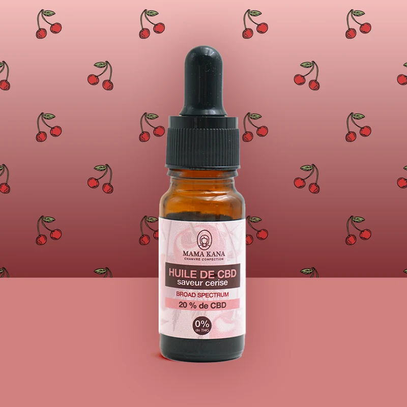 Aceite de CBD de amplio espectro al 20% - Cereza 🍒.
