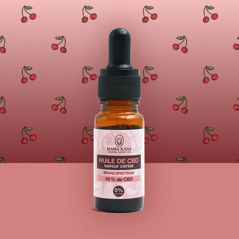Aceite de CBD de amplio espectro al 10% - Cereza 🍒.