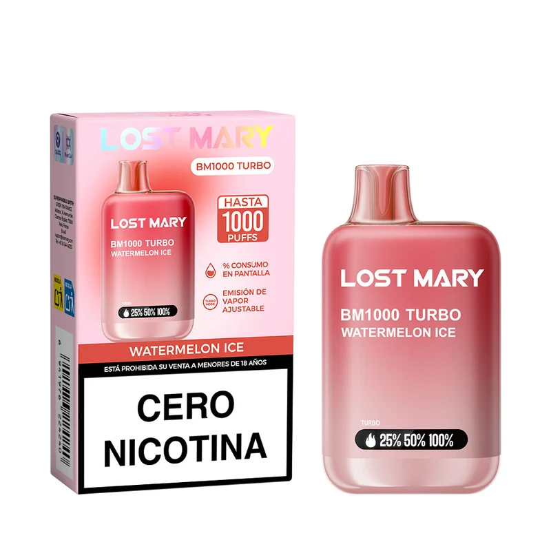 Lost Mary BM1000 Watermelon Sin Nicotina