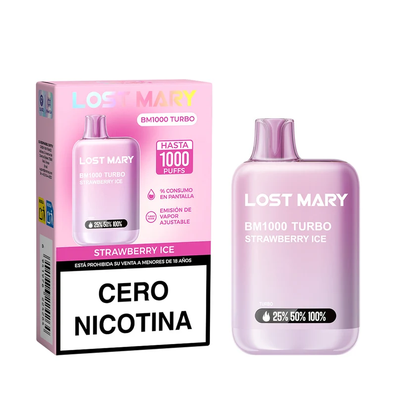 Lost Mary BM1000 Strawberry Sin Nicotina