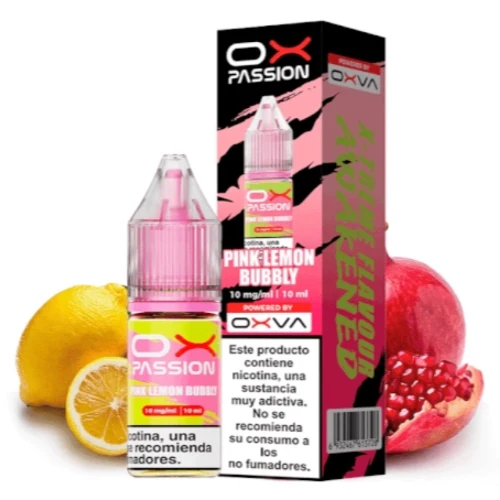 Pink Lemon Bubbly Ox Passion Salts 10ml (Sales de nicotina) (Oxva)