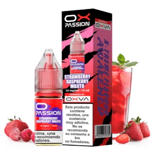 Strawberry Raspberry Mojito Ox Passion Salts 10ml (Sales de nicotina) (Oxva)