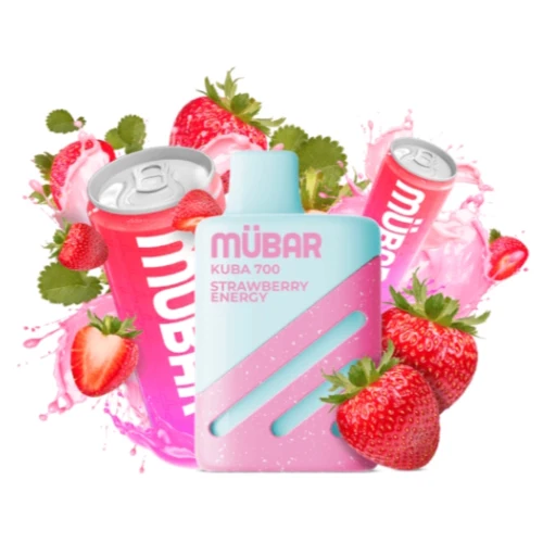 Pod desechable Strawberry Energy Kuba 700 (Mübar)