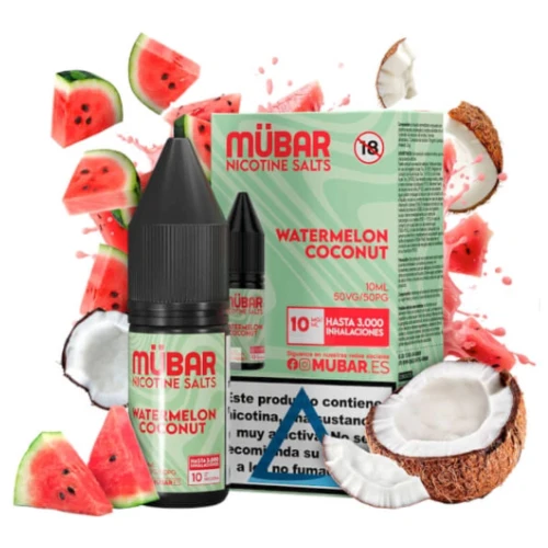 Watermelon Coconut 10ml (Sales de nicotina) (Mübar)