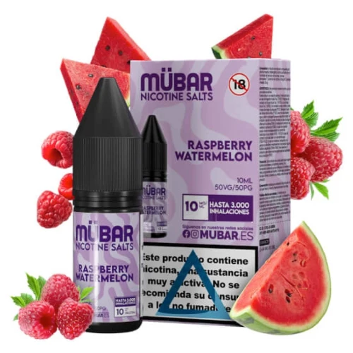 Raspberry Watermelon 10ml (Sales de nicotina) (Mübar)