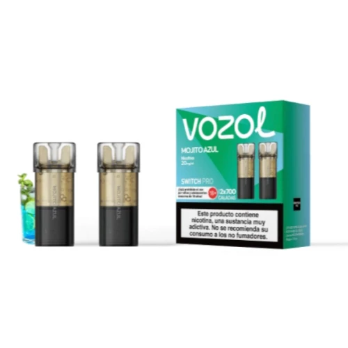Pod Precargado Vozol Switch Pro Mojito Azul (pack de 2uni) (Vozol)