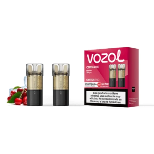 Pod Precargado Vozol Switch Pro Cereza Ice (pack de 2uni) (Vozol)