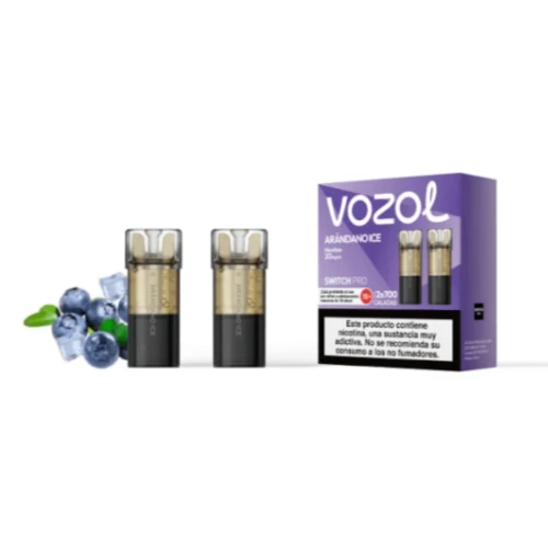 Pod Precargado Vozol Switch Pro Arándano Ice (pack de 2uni) (Vozol)