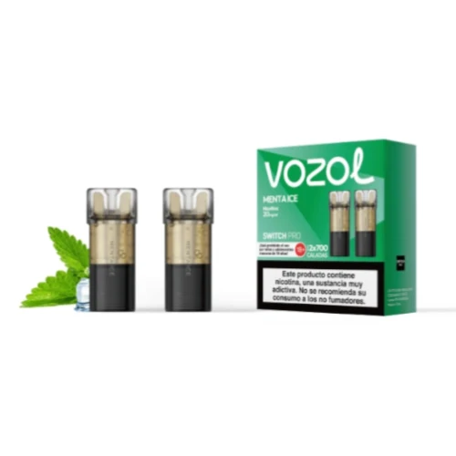 Pod Precargado Vozol Switch Pro Menta Ice (pack de 2uni) (Vozol)