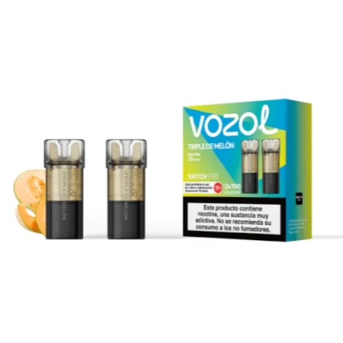 Pod Precargado Vozol Switch Pro Triple de Melón (pack de 2uni) (Vozol)
