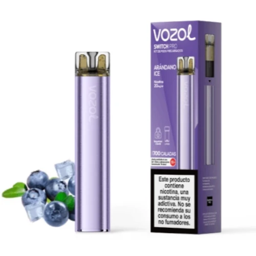 Pod desechable Vozol Switch Pro Starter Kit Arándano Ice (Vozol)