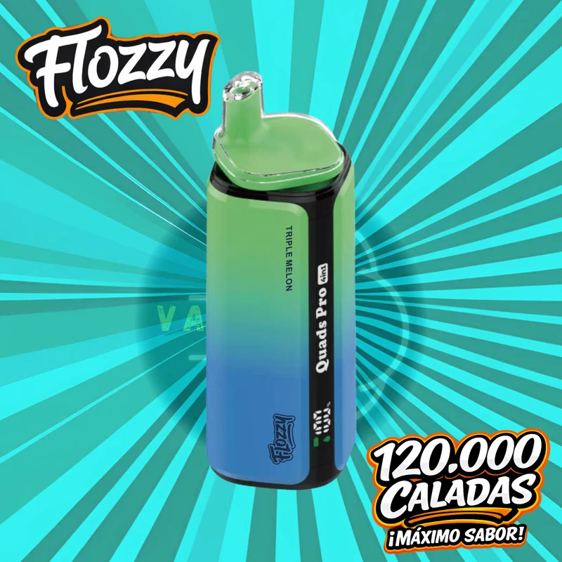 Vaper 120.000 Caladas 4 sabores en 1 FLOZZY TRIPLE MELON | SANDIA ICE | MELON PIÑA PLATANO | SEX ON THE BEACH
