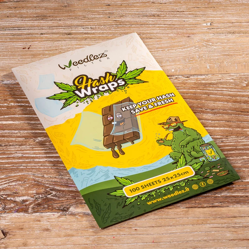 Weedlez HashWraps – Láminas para hachís, resina y extractos