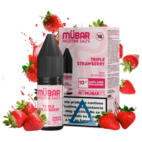 Triple Strawberry 10ml (Sales de nicotina) (Mübar)