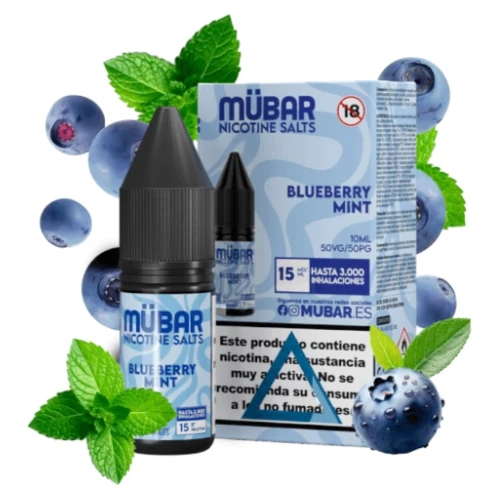 Blueberry Mint 10ml (Sales de nicotina) (Mübar)