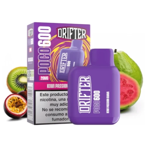 Pod desechable Kiwi Passionfruit Guava Poco 600 (Drifter)