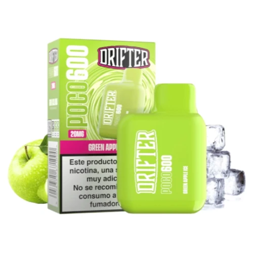 Pod desechable Green Apple Ice Poco 600 (Drifter)