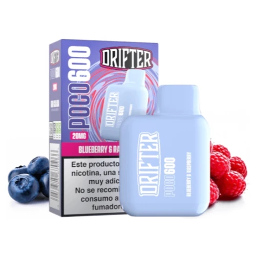 Pod desechable Blueberry Raspberry Poco 600 (Drifter)