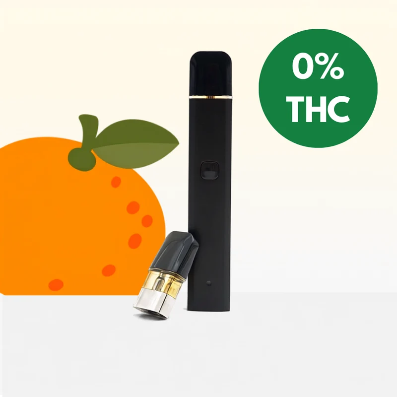 Vape Pen 0 % THC Orange Bud