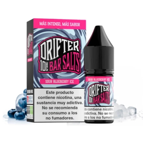 Sour Blueberry Ice 10ml (Sales de nicotina) (Drifter Bar)