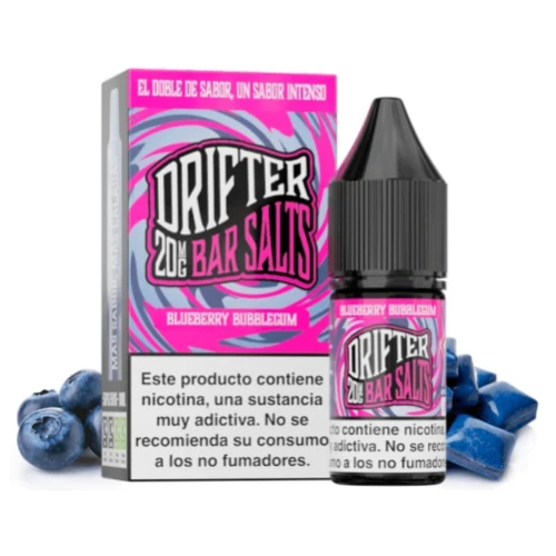 Blueberry Bubblegum Ice 10ml (Sales de nicotina) (Drifter Bar)