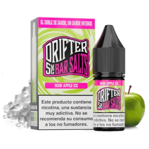 Sour Apple Ice 10ml (Sales de nicotina) (Drifter Bar)