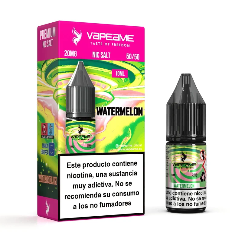 Vapeame Nic Salt Watermelon 10ml | Sales de Nicotina