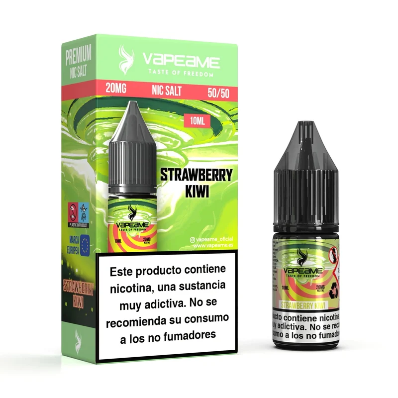 Vapeame Nic Salt Strawberry Kiwi 10ml | Sales de Nicotina