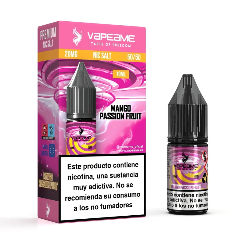 Vapeame Nic Salt Mango Passion Fruit 10ml | Sales de Nicotina