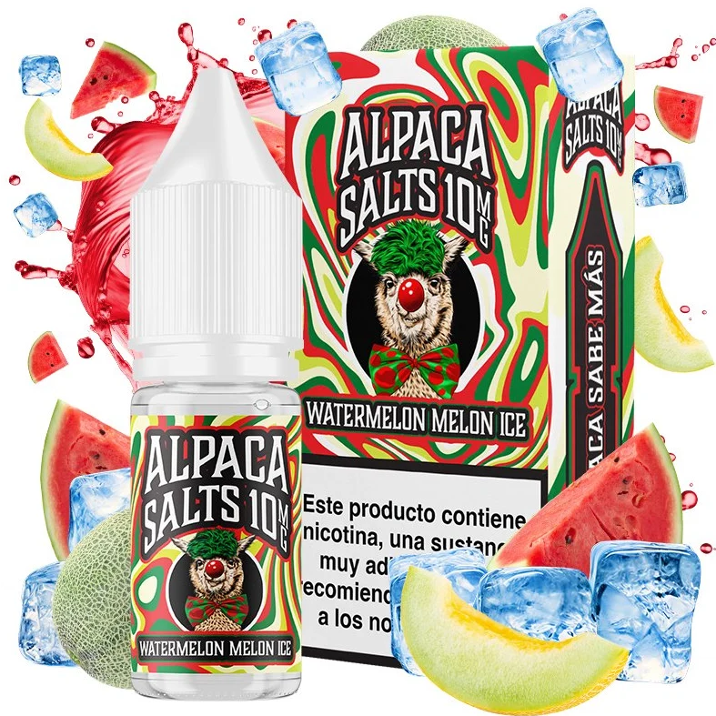 Alpaca Salts Watermelon Melon Ice 10ml