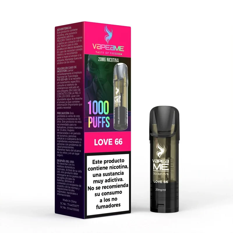Cápsula Vapeame To Revive Love 66 x1