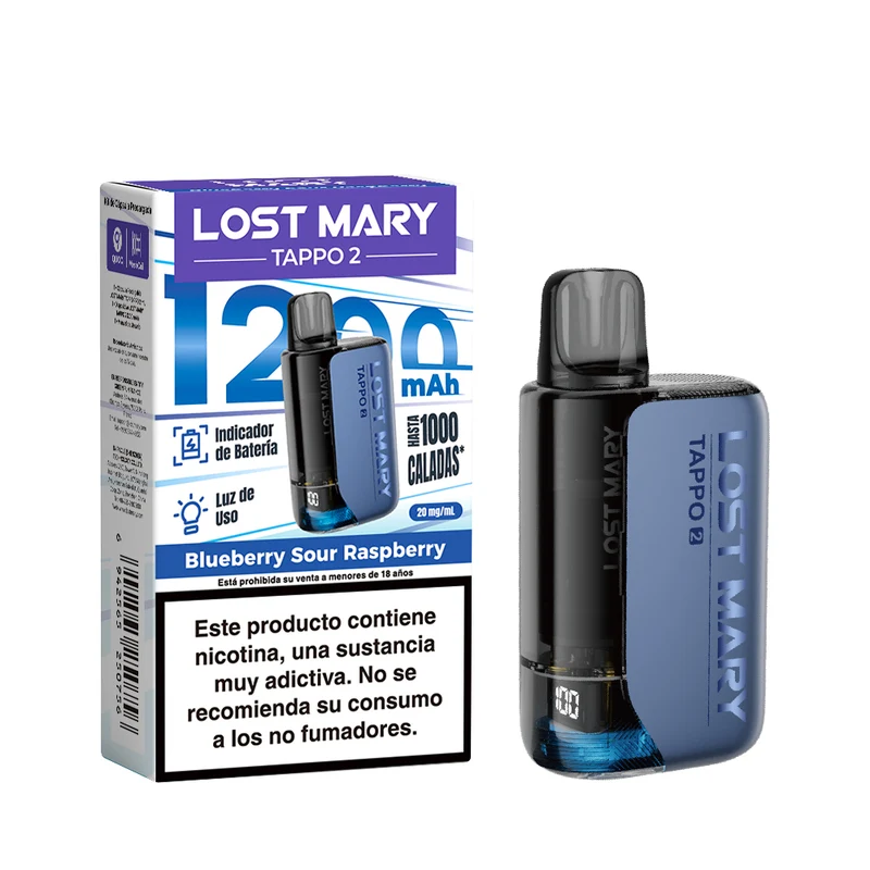 Lost Mary TAPPO 2 sabor Blueberry Sour Raspberry