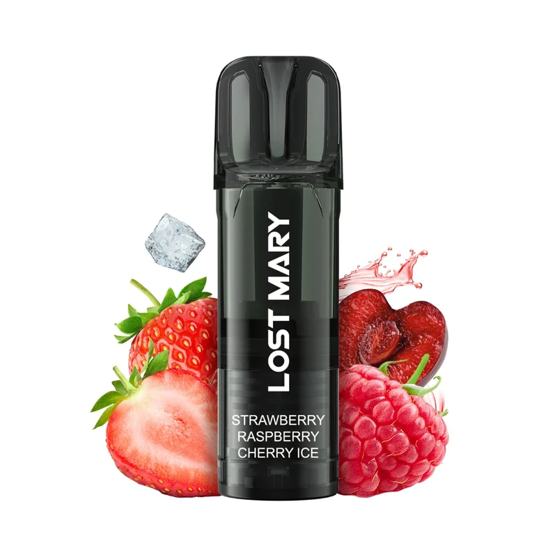 Cartucho Lost Mary Tappo Strawberry Raspberry Cherry Ice