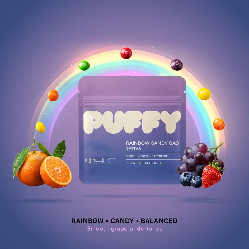 Rainbow Candy Gas THC Cartridge