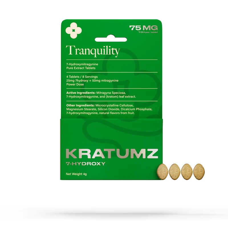 Kratumz 7OH Tranquility Tablets 75 MG
