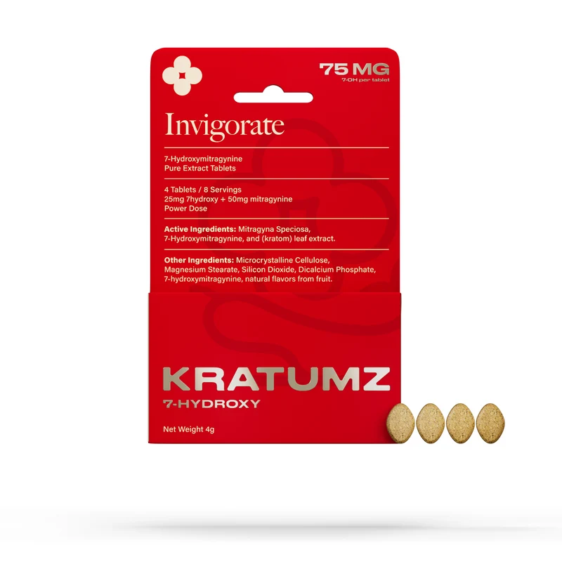 Kratumz 7OH Invigorate Tablets 75 MG