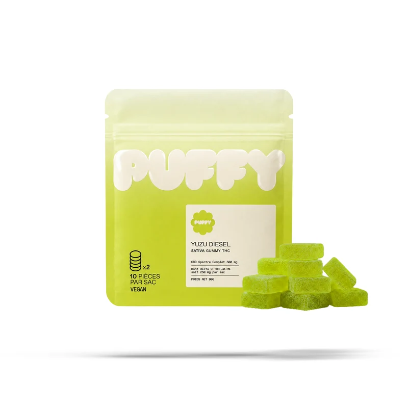 Gummies THC 50mg - Sour Diesel Apple 🍏