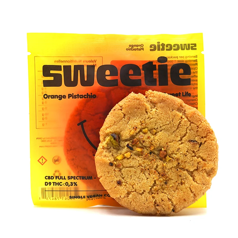 Space cookie THC 100mg - Orange Pistache 🍊