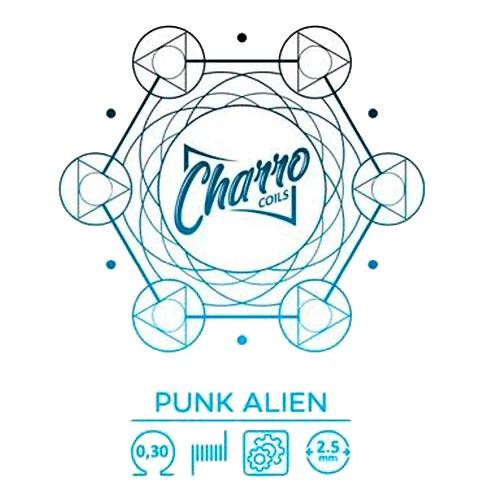 Resistencia Charro Coils Single Punk Alien (pack de 2uni)
