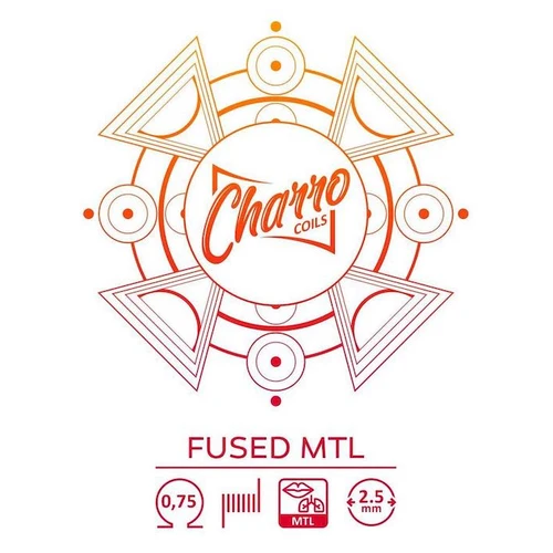 Resistencia Charro Coils Single Fused MTL (pack de 2uni)