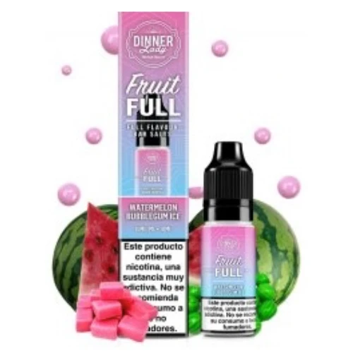 Watermelon Bubblegum Ice 10ml (Sales de nicotina) (Dinner Lady)