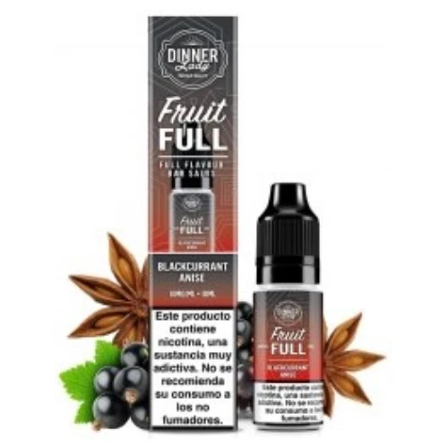 Blackcurrant Anise 10ml (Sales de nicotina) (Dinner Lady)