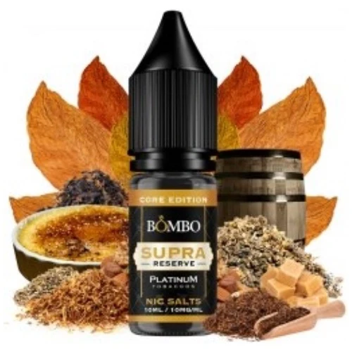 Supra Reserve Core Edition - Platinum Tobaccos Nic Salts 10ml (Bombo)