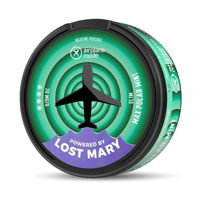 Airplane Mode by Lost Mary Bolsitas de Nicotina Max Polar Mint