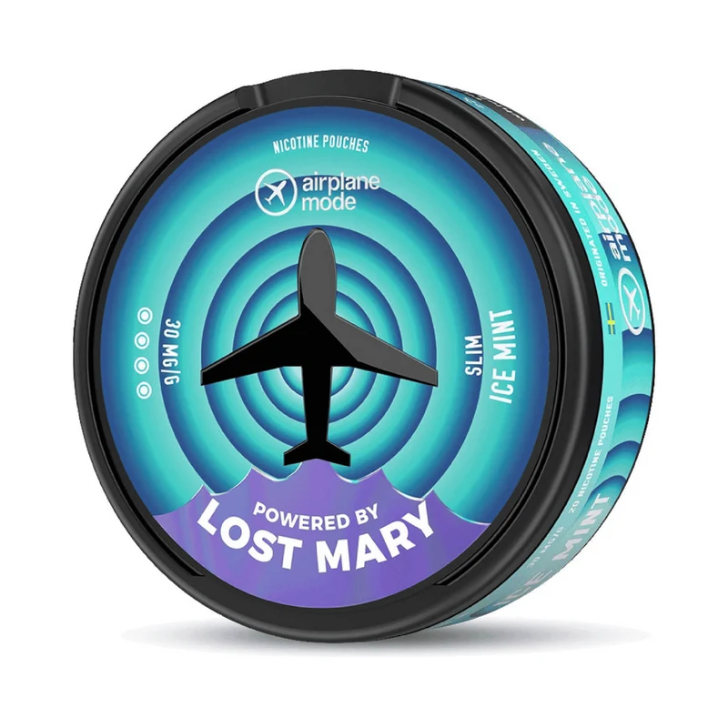 Airplane Mode by Lost Mary Bolsitas de Nicotina Ice Mint