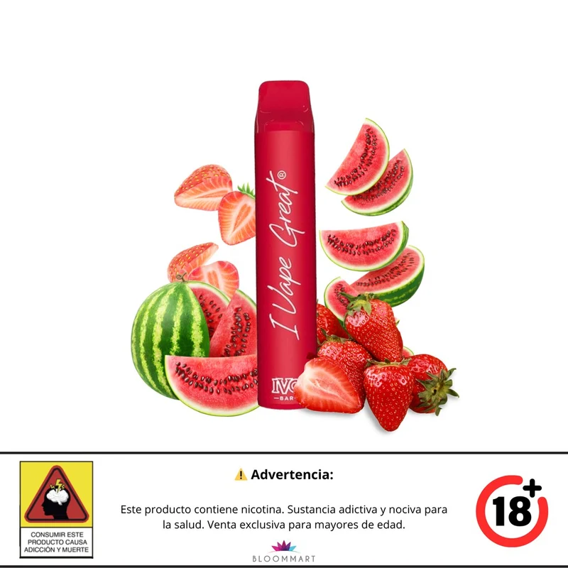IVG 1000 Puff Strawberry Lemon - Vaporizador Desechable